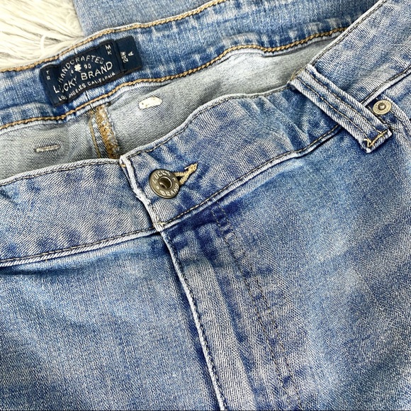 Lucky Brand Ginger Skinny Frayed Hem Light Wash Jeans EUC - Picture 9 of 16